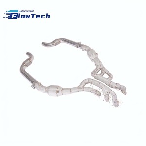 ท่อไอเสียสแตนเลส T304 แบบยาวพร้อมแผ่นกันความร้อนสำหรับรถฟอร์ด มัสแตง ดาร์ค ฮอร์ส เครื่องยนต์ 5.0L V8 - Product Image 6