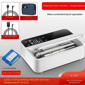 Insulin Car Refrigerator Medicine Constant Temperature Mini <b>Fridge</b> <b>Portable</b> Travel Storage Semiconductor Rechargeable - Product Image 3
