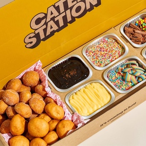 กล่องใส่คุกกี้เกรดอาหารแบบย่อยสลายได้กล่องใส่ขนมเค้กปิกนิก - Product Image 6