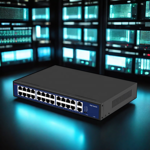 Chuyển đổi mạng PoE 24 + 2 26 cổng PoE chuyển đổi 10/100Mbps downlink 1000Mbps uplink VLAN PoE Thiết bị chuyển mạch - Product Image 3