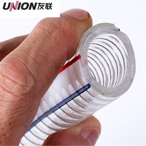 Tuyau en PVC de qualité alimentaire sans plastification, renforcé de fil d'acier, non toxique, haute pression, stérilisable, résistant aux hautes températures pour usage industriel - Product Image 4