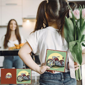 Peinture au diamant faite à la main, ensemble de huit pièces, série sportive, carte de vœux adaptée aux enfants - Product Image 4