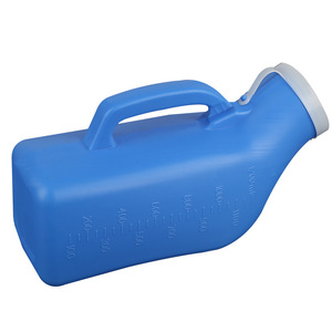 Urinoir portable en plastique 1200 ml rectangulaire pour hommes, usage hospitalier - Product Image 1