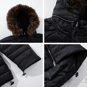 Chaqueta con Capucha Estilo Americano Retro, Desmontable, con Botones Grandes, Chaqueta de Invierno Cálida y Holgada para Hombre y <span class=keywords><strong>Mujer</strong></span>, Diseño 3D - Product Image 4