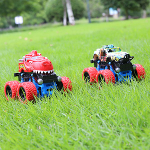 Juguete de Dinosaurio Todoterreno, Auto de Acrobacias con Tracción en las 4 Ruedas, Accionado por Fricción, para Niños de 5 a 7 Años, Juego Educativo al Aire Libre - Product Image 1