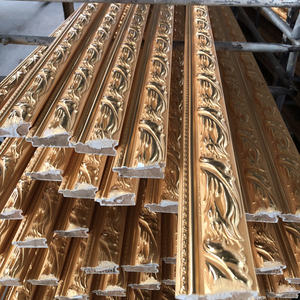 Moldura de madeira decorativa, moldura dourada para imagem - Product Image 5