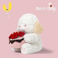 Peluche Chiot Bernese Catch Fun 520 Saint-Valentin avec Rembourrage en Polyester et Coton PP, Adorable Poupée Cadeau pour Petite Amie