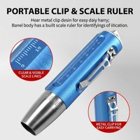 Lampes de poche LED industrielles de haute qualité en alliage d'aluminium avec 3 torches USB Type-C pour pierres précieuses, jade et bijoux, étanches IP66, faisceau réglable