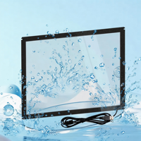 Nuevo Monitor de Fábrica de 19 Pulgadas con Pantalla Táctil Infrarroja de 10 Puntos, Resistente al Agua, Android/Win, Interfaz USB Plug and Play