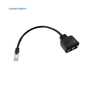 2合1 RJ45分离器更换RJ45以太网网络分离器适配器PC 1至2插头电缆扩展器连接器 - Product Image 2