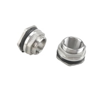 Réservoir d'eau en cuivre en acier inoxydable 304/316 1/2 "3/4" 1 "tuyau en laiton mâle simple clé lâche raccords pivotants écrou dégauchisseuse