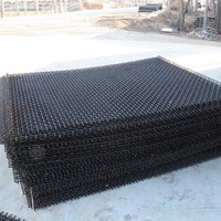 Maille de fil métallique ondulée en acier au manganèse à haute teneur en carbone 65Mn sur mesure pour tamis vibrant de carrière minier, sable et roche, directement de l'usine OEM