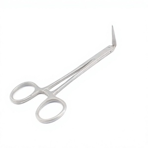 Pinzas Splinter Stieglitz de 14 cm Curvas a 90 Grados, Pinzas Manuales de Acero Inoxidable para Uso en Laboratorio Dental, Finas, Certificadas CE - Product Image 1