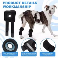 Néoprène protège Bandage chien arthrite protecteur couverture chien jambe soutien chiens jarret articulation orthèse Pet genouillères blessure récupération