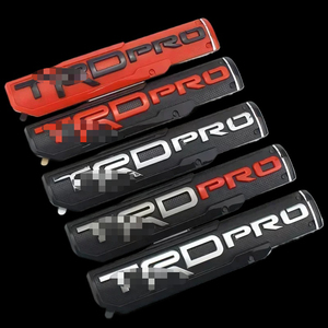 สติ๊กเกอร์ติดรถยนต์ 3 มิติ ABS TRD PRO สำหรับ <span class=keywords><strong>Toyota</strong></span> Tundra ติดตั้งที่บังโคลนด้านข้าง ฝากระโปรงท้าย ลาย Off Road สไตล์พรีเมียม - Product Image 1