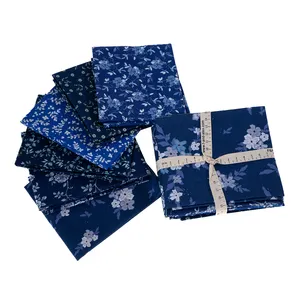 Venta al por mayor de alta calidad de algodón japonés tela de la impresión por corte piezas en 100% de algodón de impresión digital para prendas de vestir