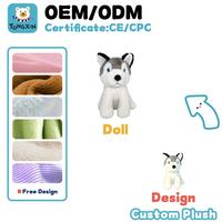 Venta al por Mayor de Peluches de Perro Realistas con Diseño Personalizado, Juguete de Peluche de Cachorro de Simulación, Poliéster y Algodón Ecológicos, CPC