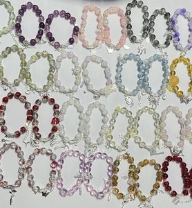 Vòng tay làm từ pha lê tự nhiên, hạt cườm, thiết kế tùy chỉnh, bán buôn, trang sức nữ, quà tặng ngày lễ, vòng tay đá may mắn - Product Image 5