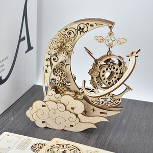 Giữa mùa hè đêm sao <span class=keywords><strong>3D</strong></span> gỗ Câu Đố Dreamy handmade giáo dục đồ chơi cho trẻ em và người lớn tuổi 5-7 colorable ghép hình cho DIY vui vẻ - Product Image 6