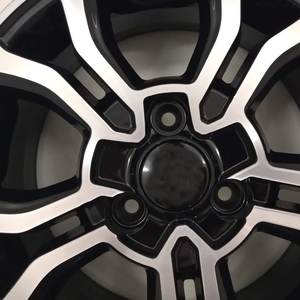<span class=keywords><strong>Jantes</strong></span> en alliage X-RIMS 14x4.5 3x100 5 branches en maille noir brillant avec face usinée ET37 pour Daihatsu Hijet - Product Image 4