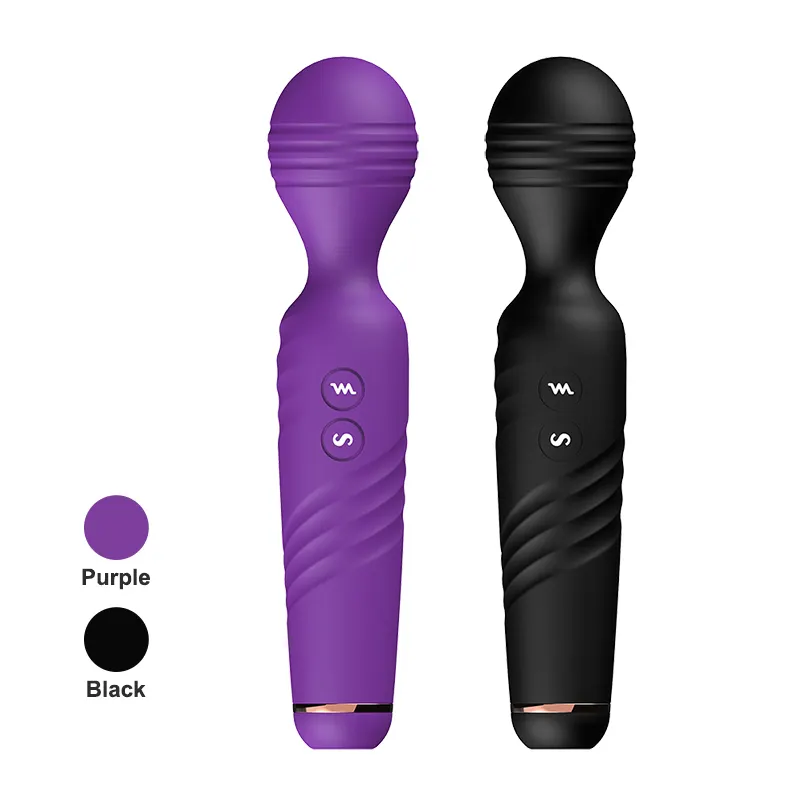 Productos de juguetes sexuales vibradores de varita AV de silicona completa con función de succión para mujeres adultas
