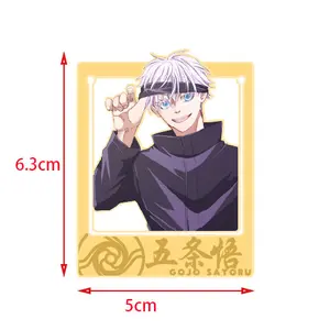 Haute qualité personnalisé gratuit imprimable inspirant mignon dessin animé Jujutsu Kaisen Anime creux émail métal signets pour cadeau