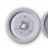 Ventilateur de plafond moderne de 52 pouces avec lumière et télécommande, 3 pales en ABS, moteur DC silencieux, bobine en cuivre, débit d'air de 4500 CFM