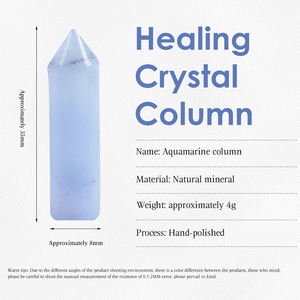 <span class=keywords><strong>Tour</strong></span> <span class=keywords><strong>de</strong></span> cristal aigue-marine Obélisque bleu-vert naturel pour <span class=keywords><strong>la</strong></span> tranquillité et l'expression - Product Image 3