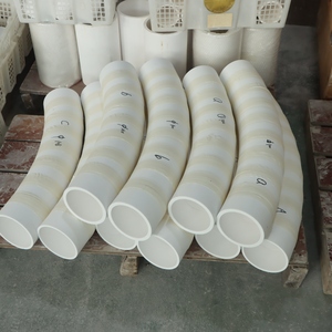 Tubo in Ceramica Stampata, Rivestimento in Ceramica, Componente in Ceramica di Allumina, Tubo Resistente all'Usura in Ceramica - Product Image 2