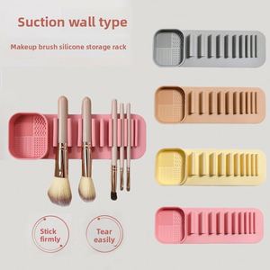 Support de rangement en silicone pour pinceaux de maquillage, pour organiser les produits de beauté et de soins personnels - Product Image 2