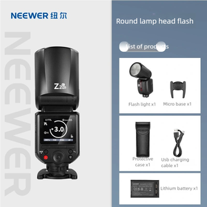 Flash Speedlite à Tête Ronde Neewer Z2-c Pro 2.4g TTL pour Canon, Interface Utilisateur Améliorée, 2 Lampes Pilotes Réglables, Touche TCM de Commutation Rapide TTL/M - Product Image 5