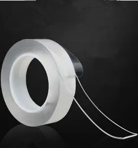 Removable Adhesive Tape 2023 Upgraded Nano Tape Silicone 2mm Removable Die Cut Double Side Tape Nano Tape Reusable