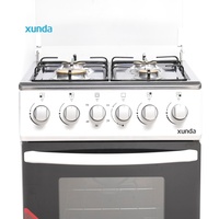 Fourneau à gaz intelligent autoportant Xunda OEM avec 4 brûleurs et four intégré