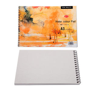 Couverture rigide personnalisée, carnet de dessin aquarelle en spirale - Product Image 2