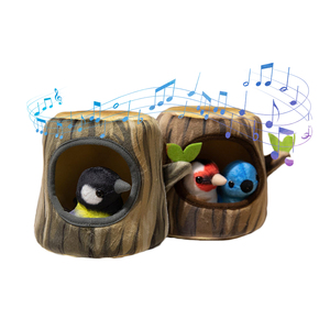 Casa de árbol de animales simulados, juguetes educativos de peluche, Nido de Pájaro, juguetes de animales de peluche, juguetes de pájaro pequeño, regalo para niños con grabadora de voz - Product Image 5