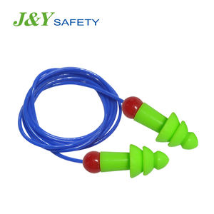سدادات أذن سيليكون متينة قابلة لإعادة الاستخدام, سدادات أذن من السيليكون قابلة لإعادة الاستخدام مزودة بحبل - Product Image 3