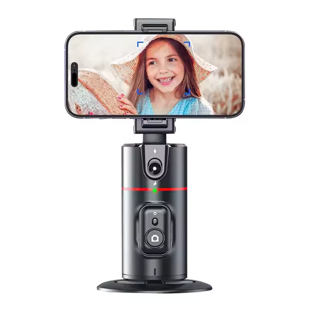 Cheap AI Intelligent P02 Gimbal Stabilizer 360 Rotation Auto Face Tracking for Vlog Smart Follow Gimbal Stabilizer for Camera