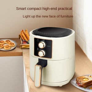 Friteuse à air moderne 4,5 L en plastique, grande capacité, pour frites, four de cuisson domestique, friteuse électrique multifonctionnelle avec protection contre la surchauffe, idéale pour les hôtels - Product Image 2