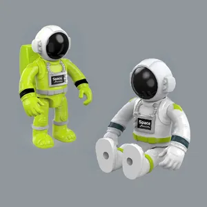 Mini figurine avec jouets d'astronaute articulés mobiles