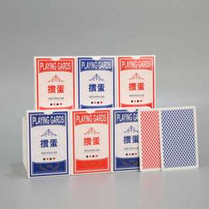 批发蓝芯纸观音牌扑克牌，适合室内团体游戏和聚会或咖啡馆的休闲时刻 - Product Image 1