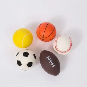 Gioco all'aperto Tennis calcio basket Baseball bambino giocattoli Mini sport Pu schiuma palle di Stress per i bambini