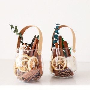 Shandong-difusor de aromaterapia M208, vela perfumada, mezcla de limón, plantas de canela, flores secas naturales, cartón - Product Image 2