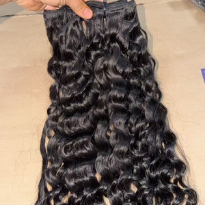 Cheveux humains bruts bouclés birmans à double trame, cheveux bruts vietnamiens, cheveux naturels ondulés cambodgiens, prix de gros usine, sans droits de douane, stock américain - Product Image 3