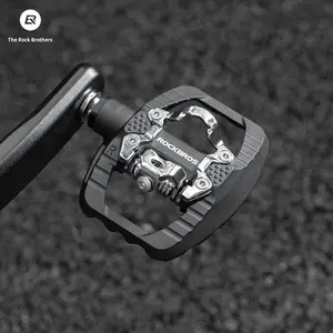 <span class=keywords><strong>Pedales</strong></span> planos de nailon duraderos Rock Brothers para bicicleta de montaña, accesorios de ciclismo con rodamiento, Pedal de bicicleta - Product Image 5
