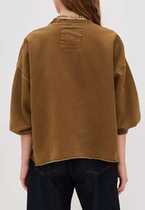 Custom High Quality <strong>Women</strong> Cropped Top French Terry Pullover Crew Neck Gym Sweater Cotton <strong>Jumper</strong> Luxury Oversize Sweatshirts - Product Image 3