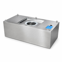 Unit Filter Kipas Kabinet Aliran Laminar HEPA FFU, Sistem Filter Efisiensi Tinggi untuk Pasokan Udara Plafon Ruang Bersih, Industri/Laboratorium