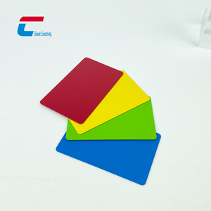 Color PVC Borde Negro Blanco Rojo Amarillo Imprimible RFID PVC Tarjeta NFC programable en blanco - Product Image 1