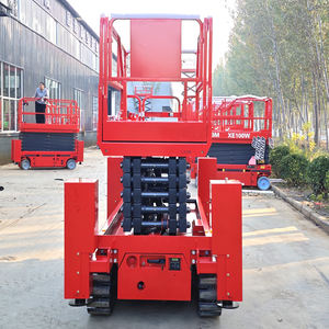 Plataforma Elevadora Automotriz de Alta Calidad de 12m 14m 16m 18m, Plataforma Hidráulica Autopropulsada sobre Orugas, Elevador de Tijera - Product Image 3