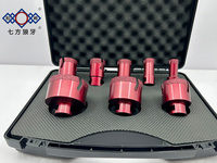 Prix usine Kit de scies cloches diamantées à filetage M14 à brasage sous vide rapide pour le perçage de carreaux de porcelaine