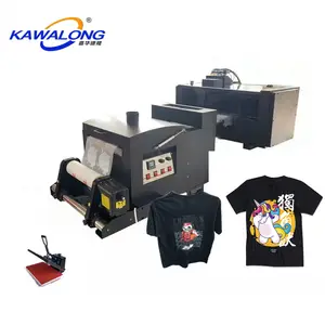 A3 dtf impressora única xp600, impressora digital a3 t-shirt impressora de transferência de calor filme de bicho de estimação impressora dtf